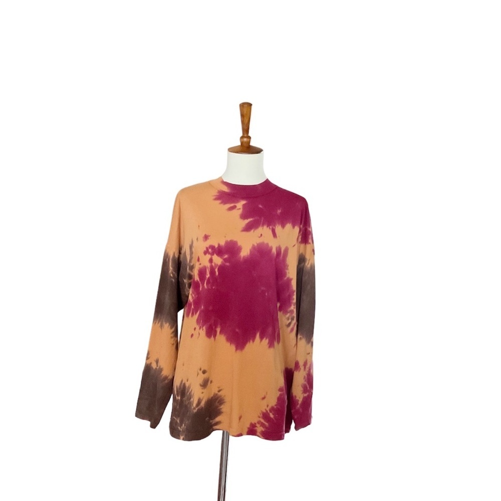 We The Free Tie Dye Long‎ Sleeve Tee Shirt Size XS